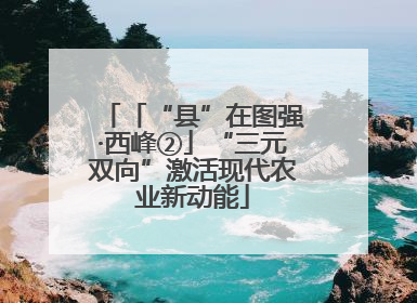 「“县”在图强·西峰②」“三元双向”激活现代农业新动能