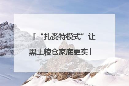 “扎赉特模式”让黑土粮仓家底更实