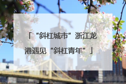 “斜杠城市”浙江龙港遇见“斜杠青年”
