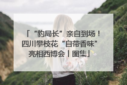 “豹局长”亲自到场！四川攀枝花“自带香味”亮相西博会丨图集