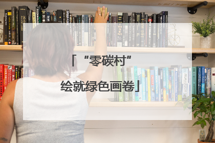 “零碳村” 绘就绿色画卷