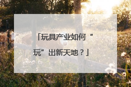 玩具产业如何“玩”出新天地？