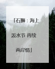 石狮：海上泼水节 再续两岸情