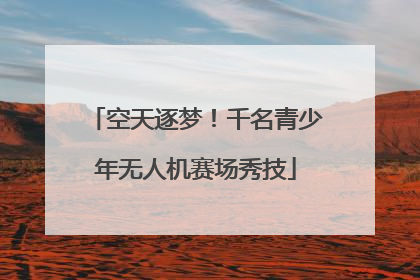 空天逐梦！千名青少年无人机赛场秀技