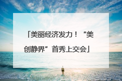 美丽经济发力！“美创静界”首秀上交会