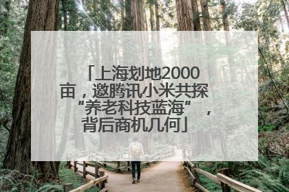 上海划地2000亩，邀腾讯小米共探“养老科技蓝海”，背后商机几何