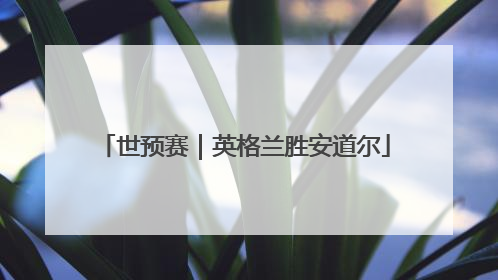 世预赛｜英格兰胜安道尔
