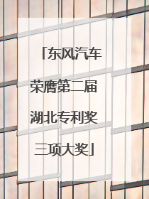 东风汽车荣膺第二届湖北专利奖三项大奖