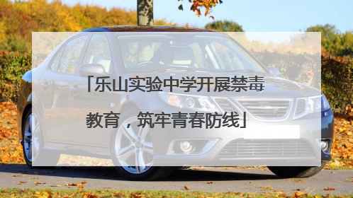 乐山实验中学开展禁毒教育，筑牢青春防线