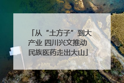 从“土方子”到大产业 四川兴文推动民族医药走出大山