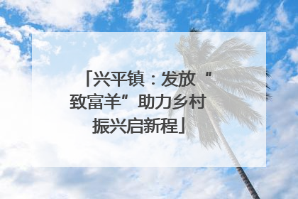 兴平镇：发放“致富羊”助力乡村振兴启新程
