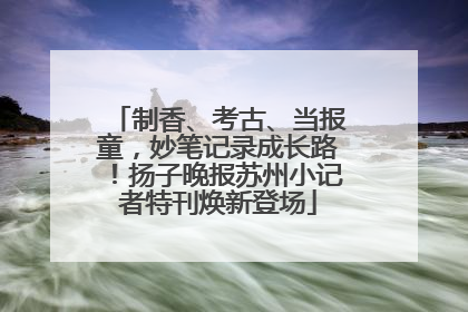 制香、考古、当报童，妙笔记录成长路！扬子晚报苏州小记者特刊焕新登场