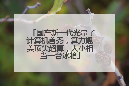国产新一代光量子计算机首秀，算力媲美顶尖超算，大小相当一台冰箱