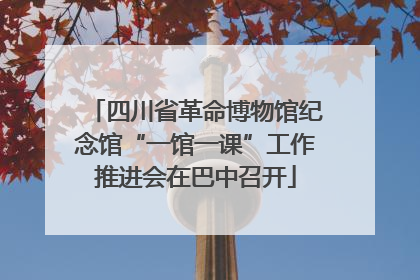 四川省革命博物馆纪念馆“一馆一课”工作推进会在巴中召开