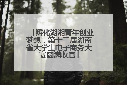 孵化湖湘青年创业梦想，第十二届湖南省大学生电子商务大赛圆满收官
