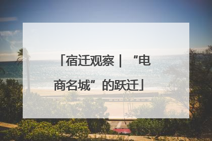 宿迁观察｜“电商名城”的跃迁