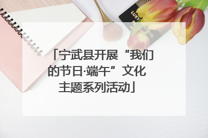 宁武县开展“我们的节日·端午”文化主题系列活动