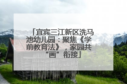 宜宾三江新区洗马池幼儿园：聚焦《学前教育法》，家园共“画”衔接