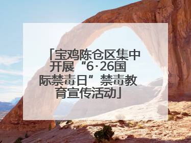宝鸡陈仓区集中开展“6･26国际禁毒日”禁毒教育宣传活动
