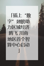 插上“数字”翅膀助力区域经济腾飞 川南地区首个智算中心启动