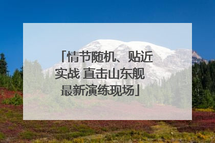 情节随机、贴近实战 直击山东舰最新演练现场