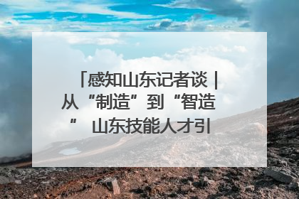 感知山东记者谈｜从“制造”到“智造” 山东技能人才引领产业升级