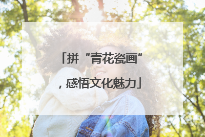 拼“青花瓷画”，感悟文化魅力
