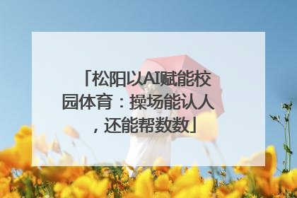 松阳以AI赋能校园体育：操场能认人，还能帮数数