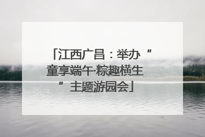 江西广昌：举办“童享端午·粽趣横生”主题游园会