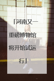 河南又一重磅博物馆将开馆试运行