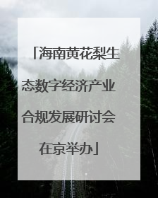 海南黄花梨生态数字经济产业合规发展研讨会在京举办