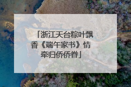 浙江天台粽叶飘香《端午家书》情牵归侨侨眷