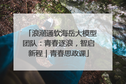 浪潮通软海岳大模型团队：青春逐浪，智启新程｜青春思政课