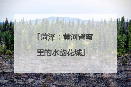 菏泽：黄河臂弯里的水韵花城