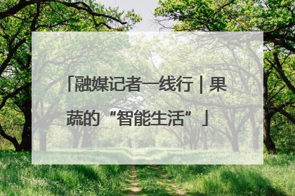 融媒记者一线行｜果蔬的“智能生活”