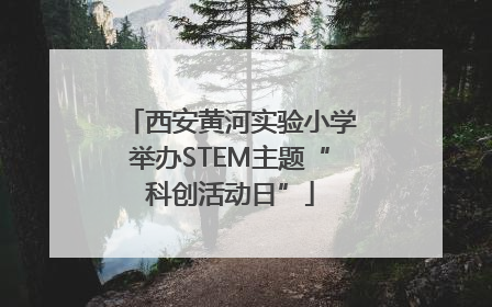 西安黄河实验小学举办STEM主题“科创活动日”