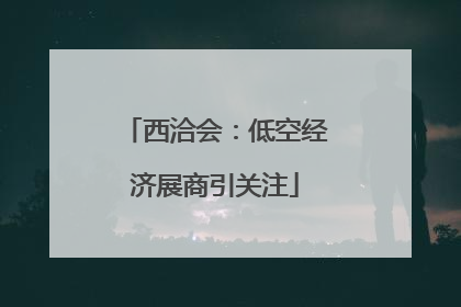 西洽会：低空经济展商引关注