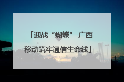 迎战“蝴蝶” 广西移动筑牢通信生命线