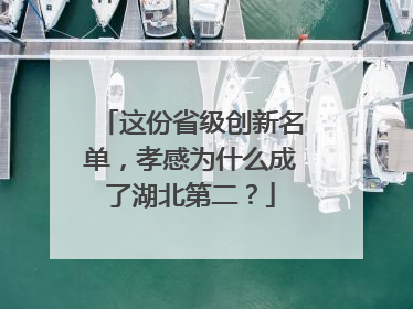 这份省级创新名单，孝感为什么成了湖北第二？
