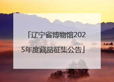 辽宁省博物馆2025年度藏品征集公告