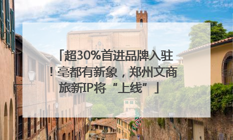 超30%首进品牌入驻！亳都有新象，郑州文商旅新IP将“上线”