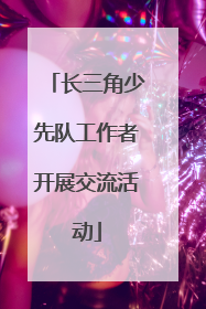 长三角少先队工作者开展交流活动