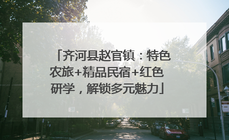 齐河县赵官镇：特色农旅+精品民宿+红色研学，解锁多元魅力