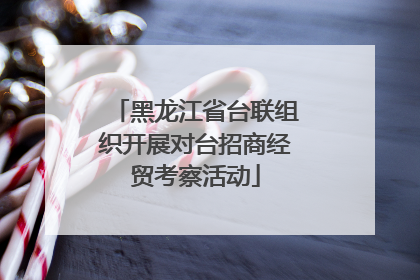 黑龙江省台联组织开展对台招商经贸考察活动
