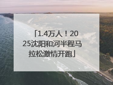 1.4万人！2025沈阳和河半程马拉松激情开跑
