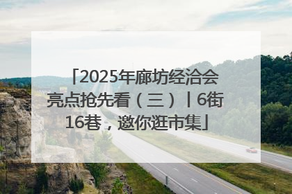 2025年廊坊经洽会亮点抢先看（三）丨6街16巷，邀你逛市集