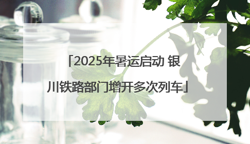 2025年暑运启动 银川铁路部门增开多次列车