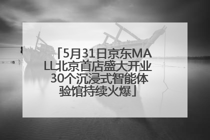 5月31日京东MALL北京首店盛大开业 30个沉浸式智能体验馆持续火爆