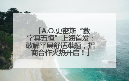 A.O.史密斯“数字真五恒”上海首发：破解平层舒适难题，招商合作火热开启！